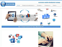 Tablet Screenshot of elexiontechnologies.com